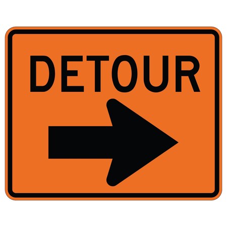 Sign Solutions Usa 24 in Height, 30 in Width, Aluminum, Horizontal Rectangle DUS08HOR3024M4-9R